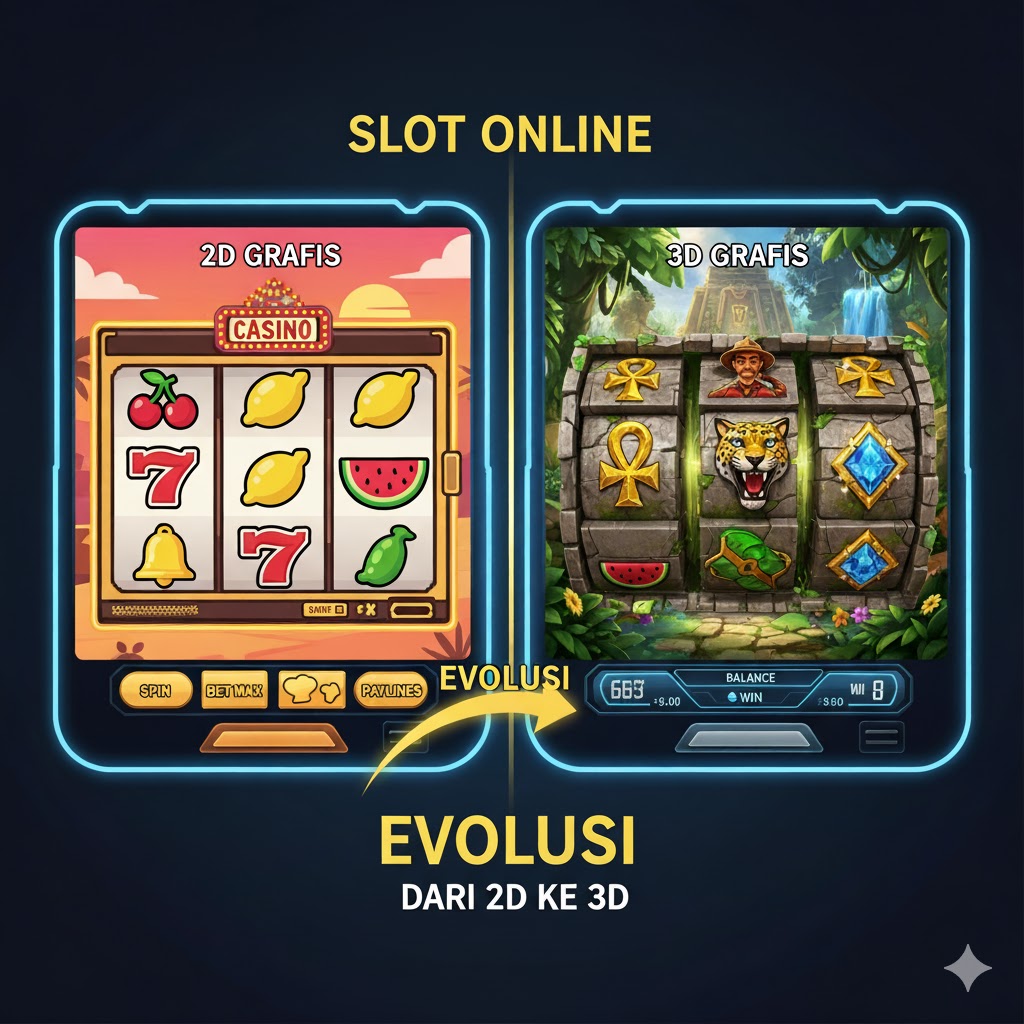 Evolusi Grafis dalam Slot Online : Dari 2D ke 3D